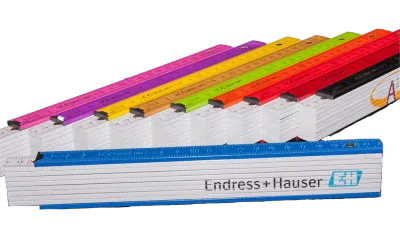 Holz-Maßstab 2m - 2-Farboptik