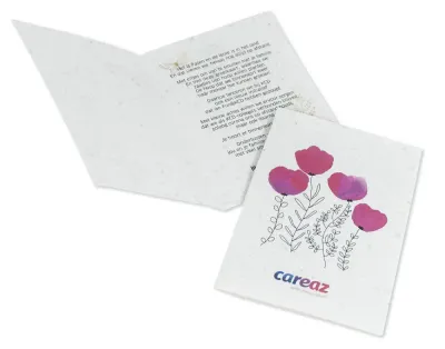 Saatgutpapier Grußkarte A5  -  80g/m²