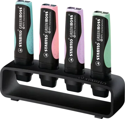 GREEN Boss Textmarker Tischset