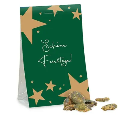 Naschtasche Gebrannte Kürbiskerne mit Zimt