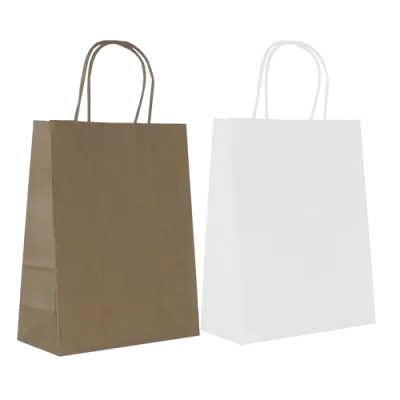 Papiertasche twisted 18 x 8 x 22,5cm