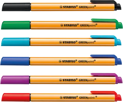 GreenPoint Stabilo Faserschreiber