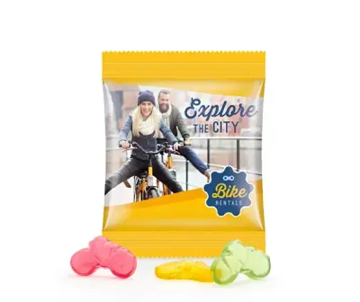 Fruchtgummi Minitüte Fahrrad 10g