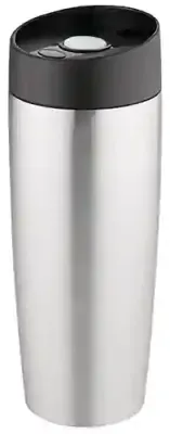 Thermobecher "CremaExtensaMetallica" silber 400ml