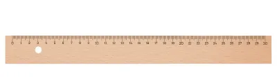Holzlineal 30cm