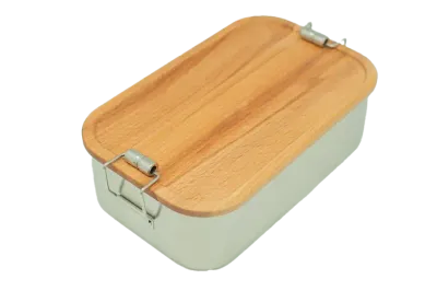 Brotdose Buche-Edelstahl