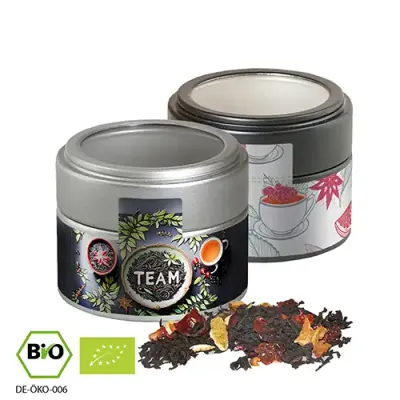 Bio Weihnachts-Schwarztee 30g  in Metalldose