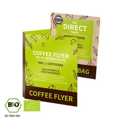 Bio CoffeeBag Direct Trade mit Klappkarte