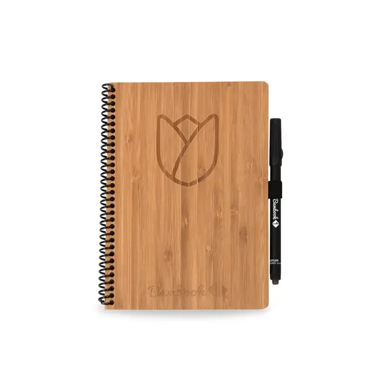 Bambook A4 Hardcover - wiederverwendbares Notizbucht inklusive Gravur als hochwertiges Werbegeschenk mit Logo 