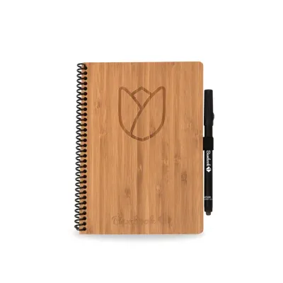 Bambook A4 Hardcover - wiederverwendbares Notizbucht inklusive Gravur als hochwertiges Werbegeschenk mit Logo 