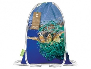 BottleBag Turnbeutel als Werbeartikel mit Logo - Nachhaltig mit recyceltem Material