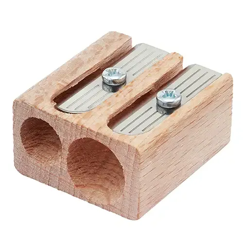 Doppelanspitzer aus Holz