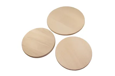 Holzteller aus Buchenholz mit deinem Logo als Werbeartikel