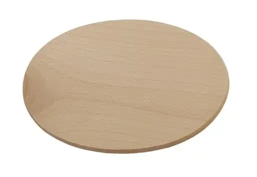 Ovales Brettchen aus Buchenholz mit deinem Logo als Werbeartikel