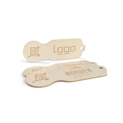 Einkaufswagen-Chip Branch Einkaufswagen-Chip Branch aus Birkelsperrholz inklusive Lasergravur, optional mit Druck - als Werbeartikel mit Logo