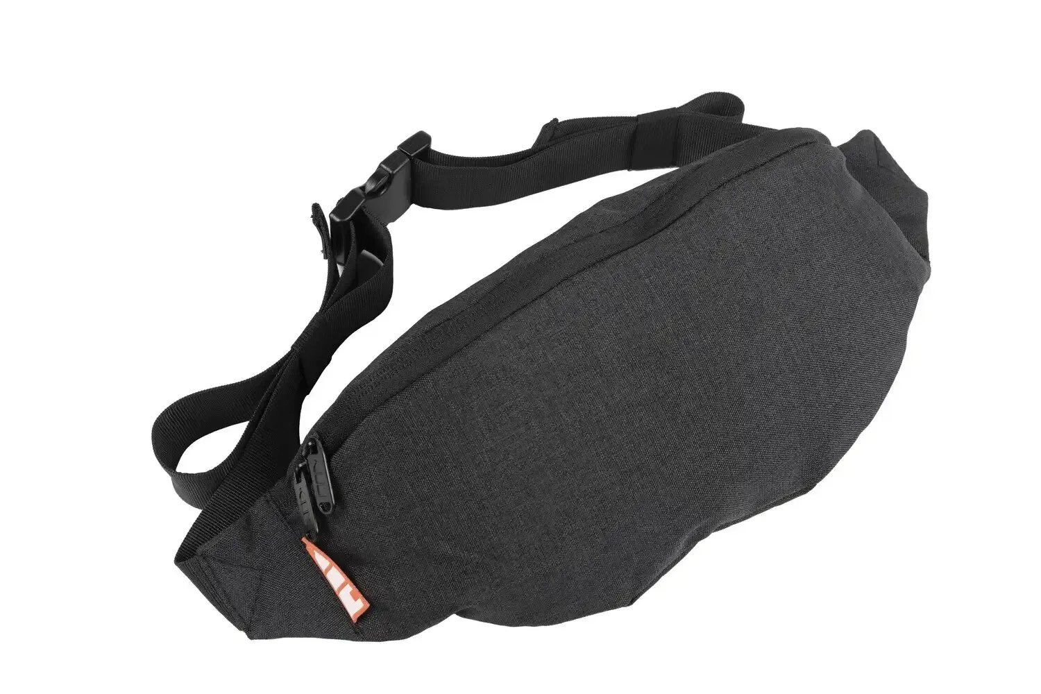 rPET Bauchtasche rPET Bauchtasche in schwarz aus recyceltem Polyester mit Transferdruck als Werbeartikel mit Logo