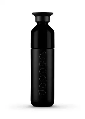 Dopper Isoliert Blazing Black 350 ml mit Logo als Werbegeschenk