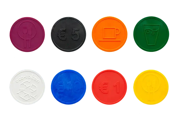 Öko-Chips Pfandmarken