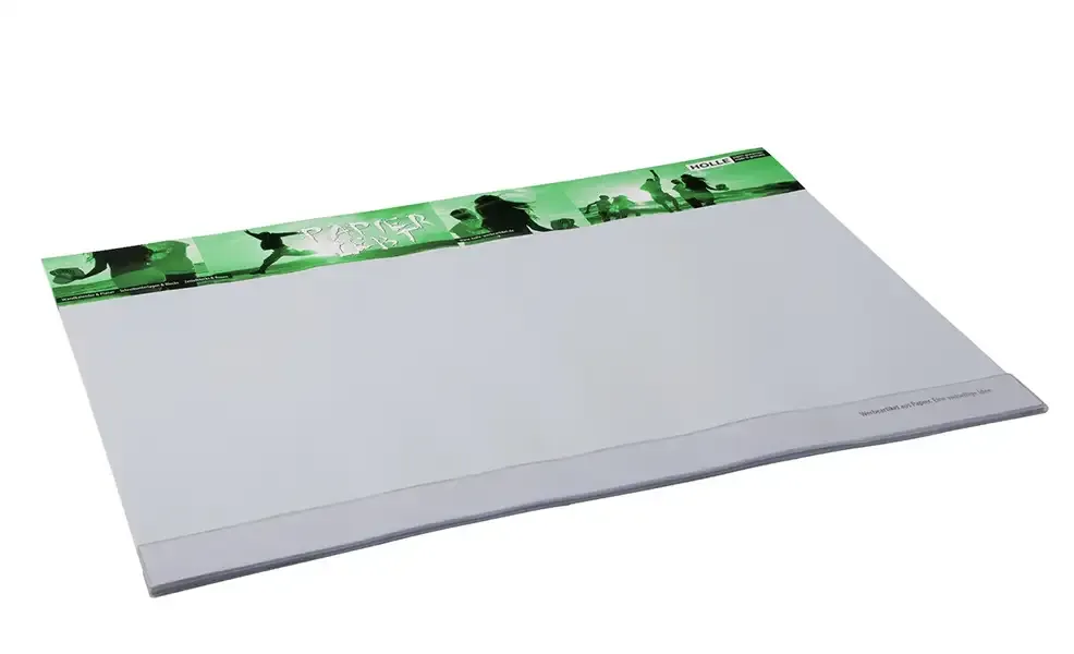 Schreibunterlage mit 50 Blatt und individuellem Druck als Werbeartikel fürs Büro mit Logo