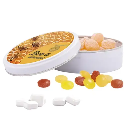 Bonbondose Midi mit Füllung nach Wahl inklusive Druck als Giveaway