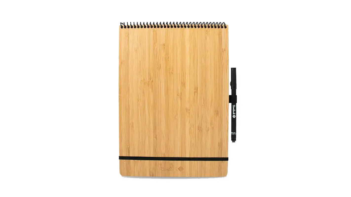 Bambook A4 Hardcover Notepad - wiederverwendbares Notizbucht inklusive Gravur als hochwertiges Werbegeschenk mit Logo 