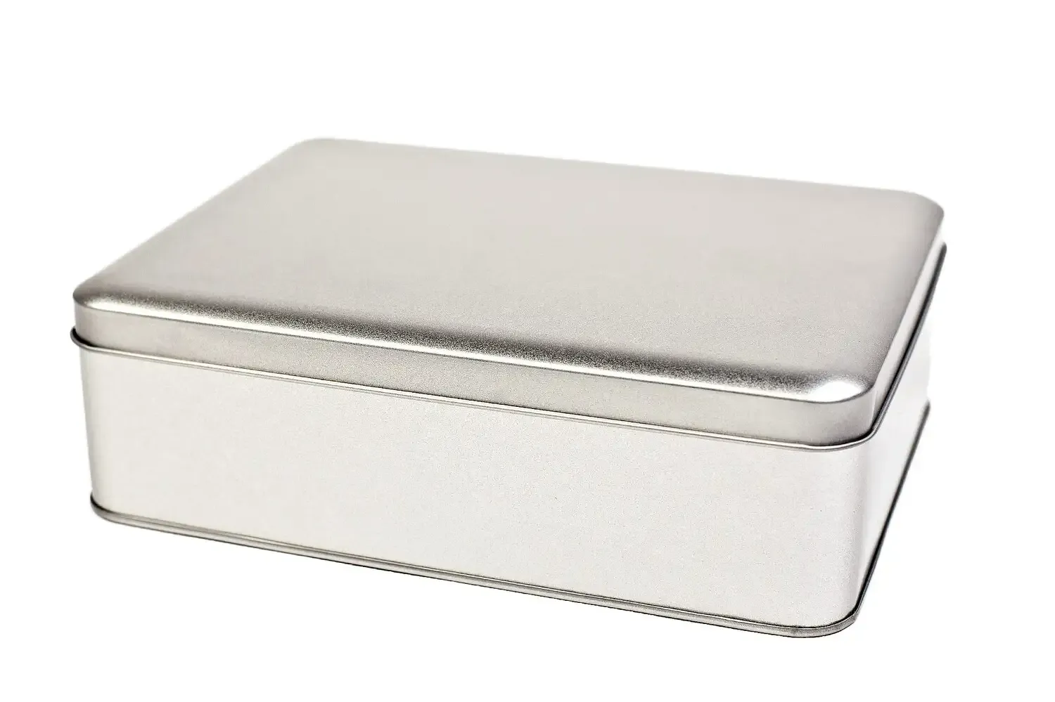 Universalbox mit Klappdeckel aus Weißblech mit deinem Design als Werbeartikel mit Logo