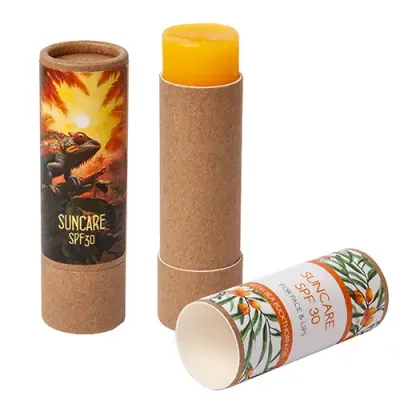 Sonnencreme Eco LSF 30 inklusive Druck auf der Verpackung als Werbegeschenk mit Logo