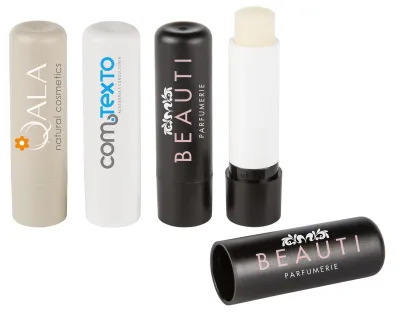 Lippenpflegestift Lippenpflegestift inklusive Druck auf der Verpackung als Giveaway mit Logo