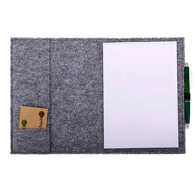 Schreibmappe Basic aus rPET-Filz Schreibmappe Basic aus rPET-Filz