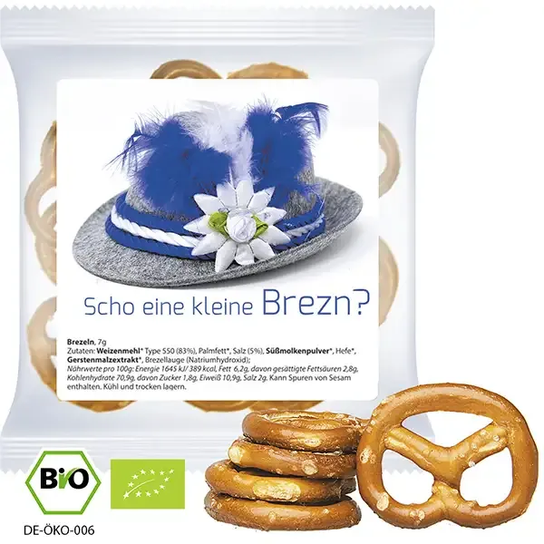 Bio Mini Brezeln 7g (vegan)