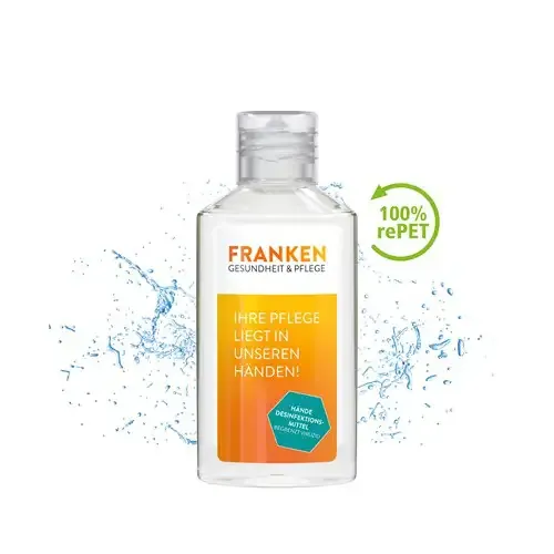 Hände-Desinfektionsgel 50ml inklusive Digitaldruck als Werbeartikel mit Logo