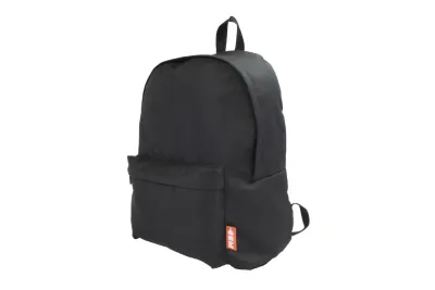 Basic Rucksack aus rPET in drei Farben erhältlich mit Transferdruck als Werbeartikel für Mitarbeitende