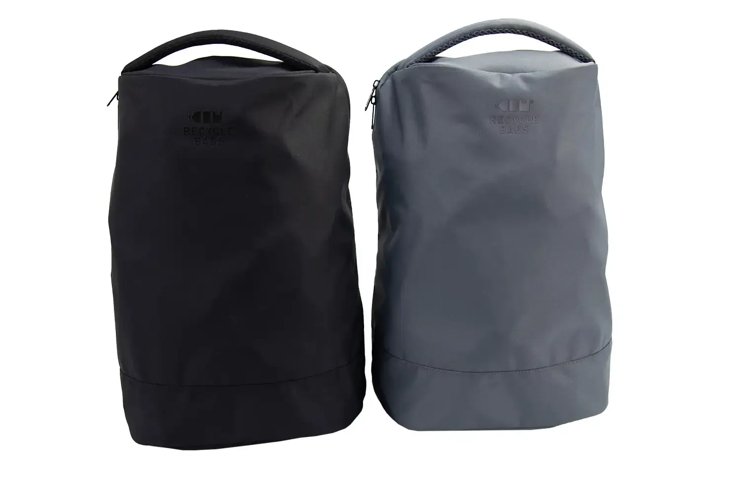 Rucksack „Pacific“ aus recyceltem Polyester in schwarz oder grau - als Werbeartikel mit Logo