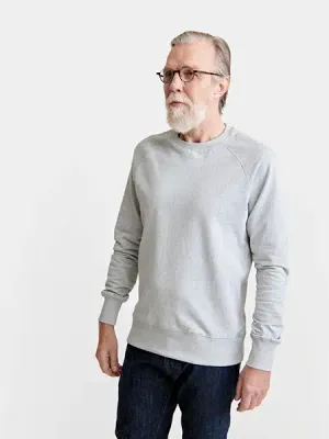 Unisex Sweatshirt aus 60% recycelter Baumwolle &amp; 40% Polyester (recyceltes PET) mit Siebdruck als Werbeartikel mit Logo
