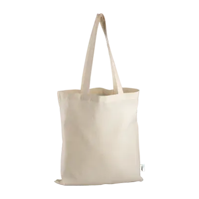 Tasche Fred mit recycelter Baumwolle Tasche Fred mit recycelter Baumwolle und rPET mit Siebdruck als Werbeartikel mit Logo