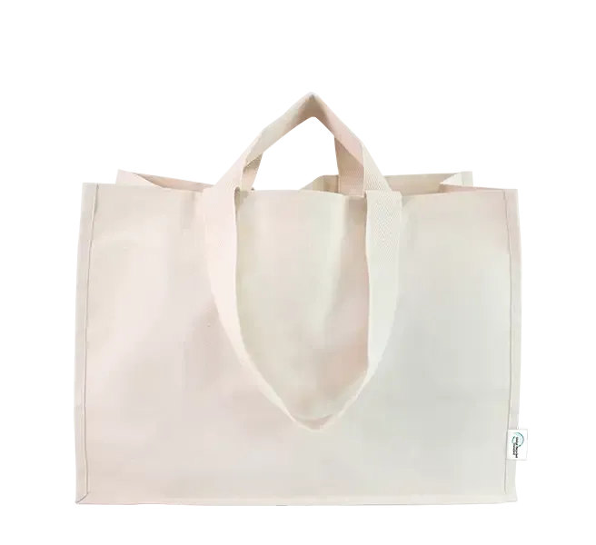 Tasche Bruno mit recycelter Baumwolle als Werbeartikel mit Siebdruck und Logo