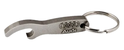 Metall Flaschenöffner mit Schlüsselanhänger inklusive Prägung als Giveaway mit Logo für Events