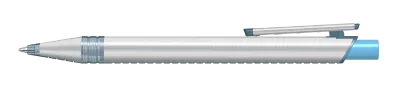 Metall-Kugelschreiber ALUMA transparent Kugelschreiber ALUMA transparent aus recyceltem Aluminium mit Druck als Werbeartikel mit Logo