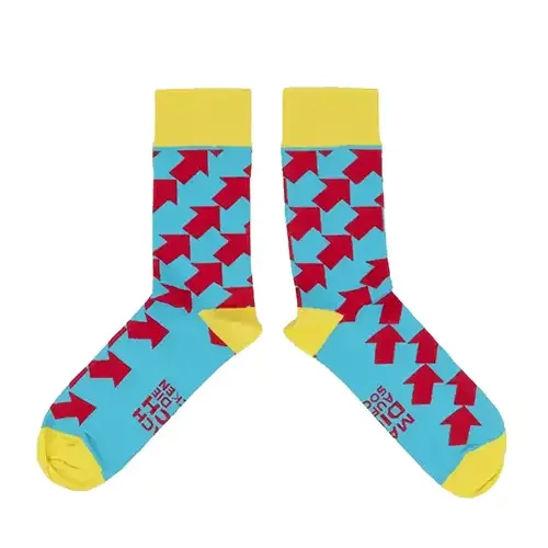 Socken mit Bio-Baumwolle mit deinem Design gewebt als Werbegeschenk mit Logo