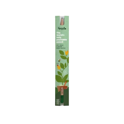Sprout Bleistift im Standard-Sleeve mit Samenkapsel zum einpflanzen als Giveaway mit Logo