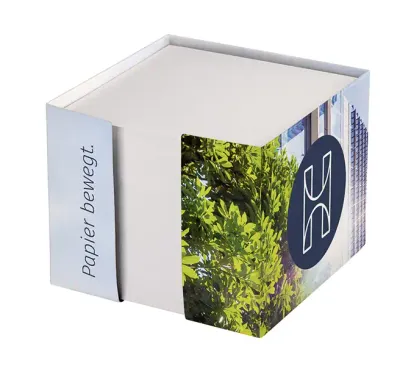 Arton - Notizzettel in Kartonbox Arton - Notizzettel in Kartonbox inklusive Druck als Werbeartikel mit Logo für Unternehmen