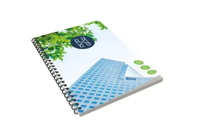 Schreibblock DIN A5 - Ring-Wire Schreibblock DIN A5 - Ring-Wire mit individuellem Druck als Werbeartikel mit Logo