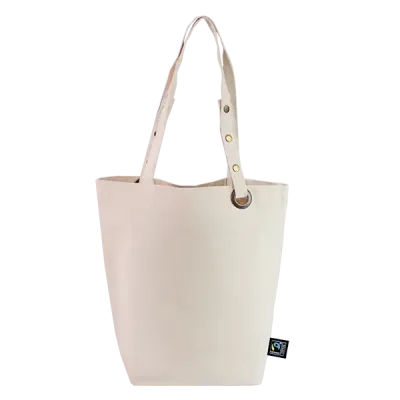 Fairtrade Tasche Mats Tasche Mats aus Fairtrade Baumwolle mit längenverstellbaren Henkel mit Siebdruck als Werbeartikel mit Logo