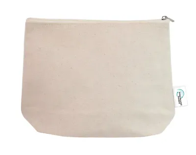 Kosmetiktasche Bella Kosmetiktasche Bella mit recycelter Baumwolle und recyceltem PET mit Siebdruck als Werbeartikel mit Logo