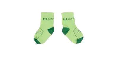 Baby Socken mit deinem gewebtem Design als Werbegeschenk für Familien mit Logo