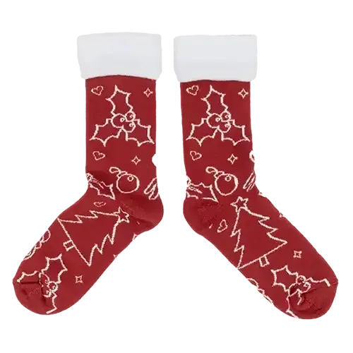 Kuschelsocken mit eigenem Design als Werbegeschenk mit Logo