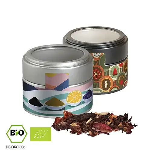 Bio Weihnachts-Früchtetee 30g in Metalldose