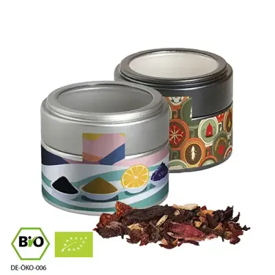 Bio Weihnachts-Früchtetee 30g in Metalldose Bio Weihnachts-Früchtetee 30g in Metalldose