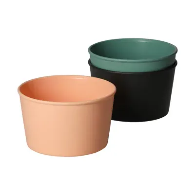 Mehrweg ToGo Schüssel 0,46l Mehrweg ToGo Schüssel 0,46l aus Biokunststoff mit deinem Design als Werbemittel mit Logo