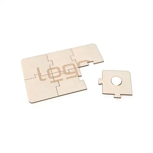 FSC®-zertifiziertes Holz-Puzzle "Magnetix" mit Lasergravur als Werbeartikel mit Logo